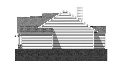 The Ashland house plan, exterior view 2